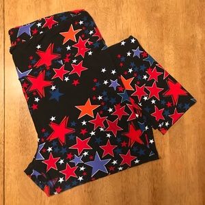LuLaRoe TC Americana Stars Leggings